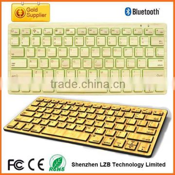 wireless bluetooth bamboo keyboard, bamboo bluetooth wireless keyboard for gift