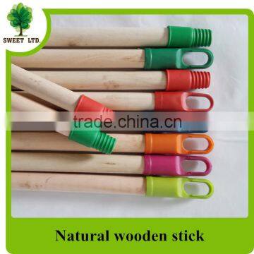 Best selling straight wooden handle for broom and brush 120x2.2cm natural wooden mop stick from Guangxi factory