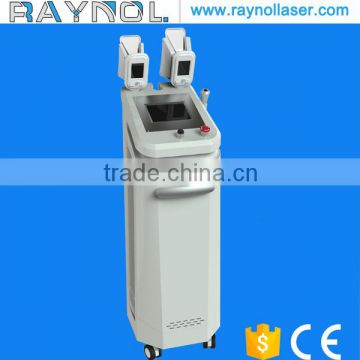 Local Fat Removal New Design Vertical 2 Handles Cryolipolysis Machine Slimming Reshaping