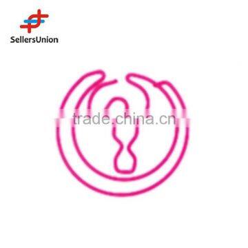 Promotional paper clips, customized metal paper clips in different shapes, colors, size