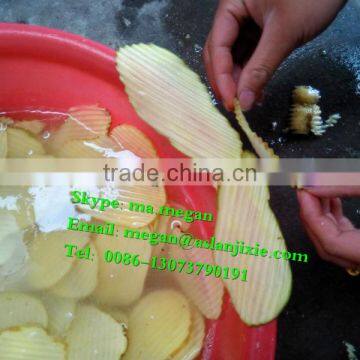 High Efficiency Potato Peeling Cutting Machine/potato Slicing Machine photo-3