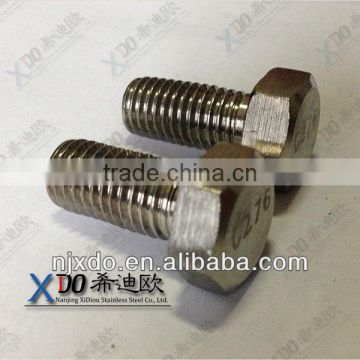 AL6XN UNS N08367 UNS N08926 nut and bolt hex bolt low head