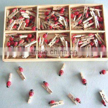 decorative wooden clips