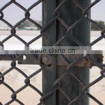 Verified China Factory Popular Perimeter Fence/Chain Link Fence Top Barbed Wire/cyclone Fence photo-2