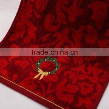 2015 Cotton Embroidery Christmas Pattern Baby Face Towels photo-5
