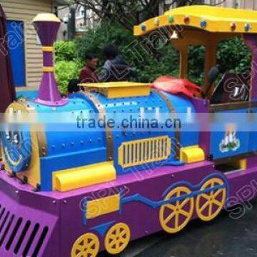 CE Approval Amusement Park, Trackless Fun Train, Christmas, Shopping Mall, Indoor Outdoor Use Mini Electric Train, photo-3