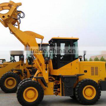 Loader With Grass/log/wood /pipe Timber Grasper/grab photo-5