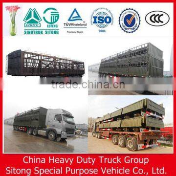 Stake Type Truck Semi Trailer Manufacturers Animal Transport Semi Trailer photo-2