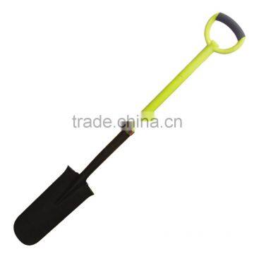 carbon steel spade with PP coated fiberglass handle