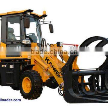 2016 new style 1500KG small wheeled loader with Xinchai 490 Euro iii engine.joystick.