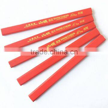 Red Color Black Lead Wooden Carpenter Pencils photo-3