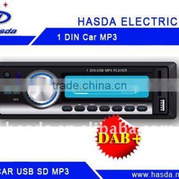 one dincar audio usb sd player with dab radio function