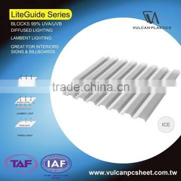Co Extruded Translucent Polycarbonate LED Sheets (LiteGuide Series)