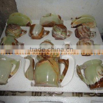 Buy cheap NATURAL COLOR ONYX TEA SETS HANDICRAFTS