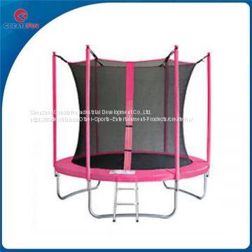 CreateFun Silver Sports 8ft Round Trampoline With Replacement photo-2