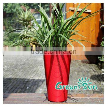 garden round home decorative magnetic flower pots,self-watering planter,sub-irrigation planter