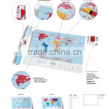 Scratchable Off World Map Large Places I've Been World Travel Map Great Scratchable World Map Gift For Any Traveller photo-6