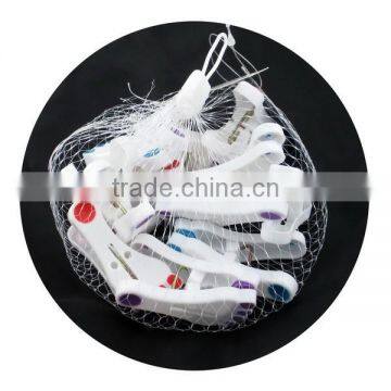 12PCS Plastic Foot Sharp Mini Clothespin photo-6