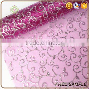Flower Packing of Organza Roll photo-2