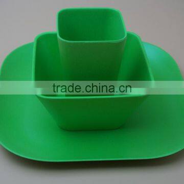 LFGB Certification Bamboo Fiber Plant Fiber Dinnerware Sets photo-3