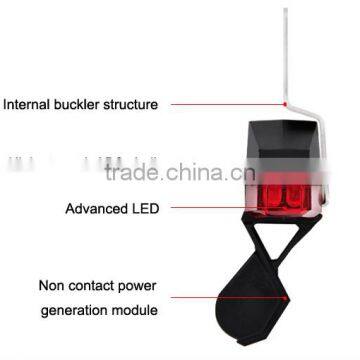 V Brake Type Vibration Energy Self-powered Bicycle Tail Light photo-3