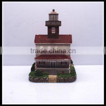 Custom Souvenir 3D Castle Building Model Craft Resin House Building Model Factory photo-4