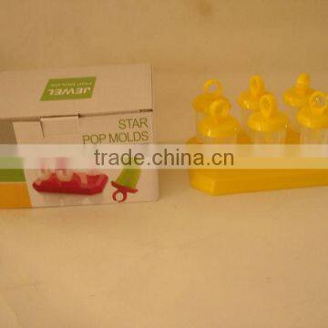 Ice Cream Pop Moulds Set of 4 Cone Ice Cream Maker Factory Wholesale photo-2