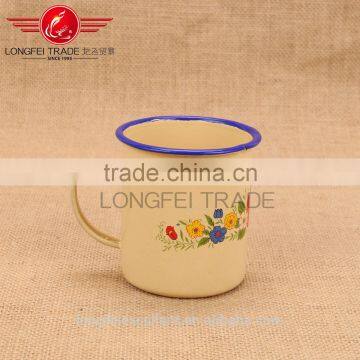 china hot sale high quality cheap enamel camping mug wholesale