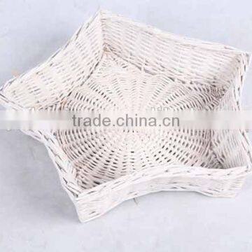 2PC Rattan Woven Pentagram Basket/Prickle Storage Basket photo-2