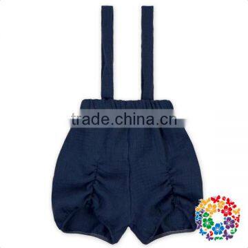 Wholesale Baby Cotton Solid Color Summer Strape Baby Girl Shorts photo-5