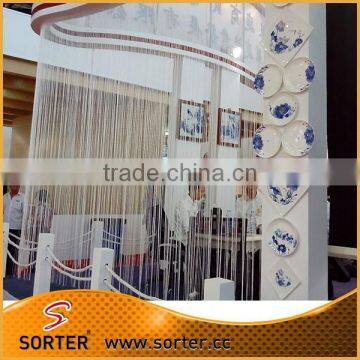 Decorative White Polyester String Curtain Vertical Blinds for Divider photo-3