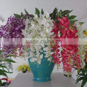 GNW FL-OK110-50-5 Silk flower plastic stems artificial orchid handing orchid