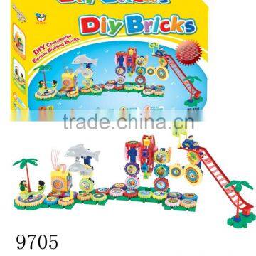 Toys for kids building blocks toys Plastic blocks train