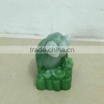 Polyresin Lucky Pig Statue photo-3