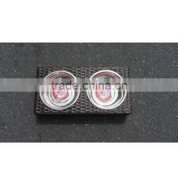Double&Single Size Stainless Pet Bowl photo-5