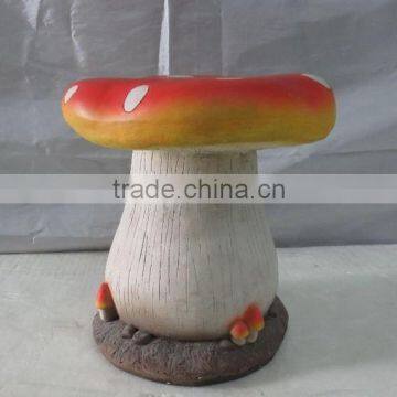 Beautiful mushroom shape fiberglass garden chair