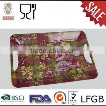 hot selling wholesale melamine serving tray,rectangular melamine tray