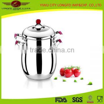 High Quality Deep 304# Stainless Steel Steamer Pot,Soup Pot