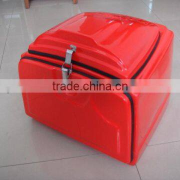 High Quality Shiny Gel Coat Finish Fiberglass Delivery Box for Scooter and Motorcycle. Factory photo-2