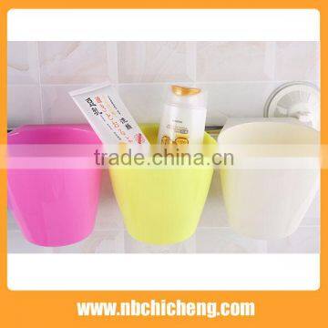 Plastic Wall Mounted Storage Holder Bath Kitchen Accessories Rack