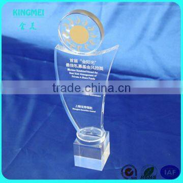 Custom Made Acrylic Crystal Diamond Shape Trophy Diamond Award photo-6