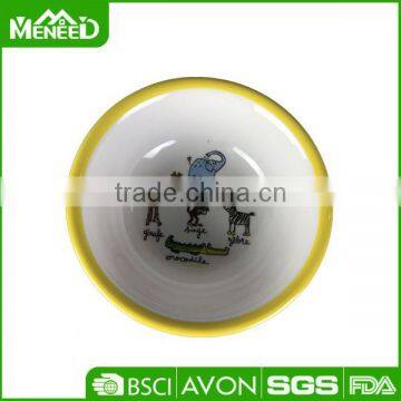 5inch Elephant & Animal Printed Food Safety 100% Melamine 6inch Kid's Lunch Bowl photo-2