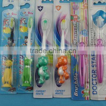 Kid Toothbrush Bring Suckers Plastic Handle Soft Bristles Toothbrush photo-2