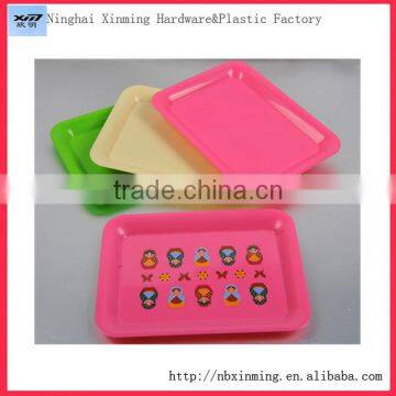 High quality printing Clear plastic Tea cup tray