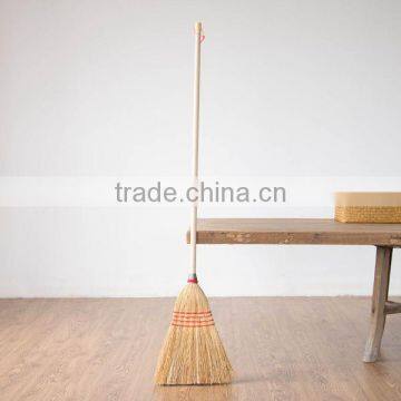 Corn Fiber Heavy-Duty Wire Banded Warehouse Soft Industrial Broom photo-2