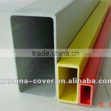 Pultruded fiberglass rectangular tube