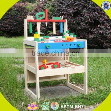 2017 Wholesale Kids Wooden Toy Tool Set Diy Baby Wooden Toy Tool Set New Design Children Wooden Toy Tool Set W03D035 photo-4