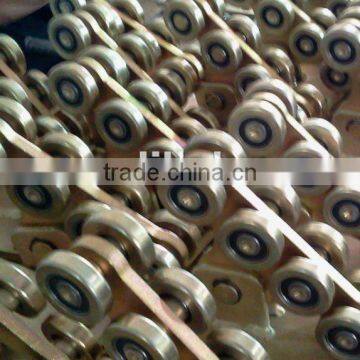 gate channel for cantilever gate roller and sliding gate roller