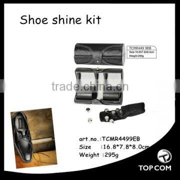 travel shoe shine kit