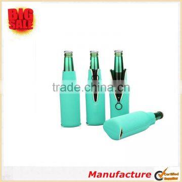 2017 Light Blue Lime Green Colorful Beer Bottle Cooler Holder Superior Quality Cheap Neoprene Beer Bottle Cooler Bag(4 Pack) photo-4